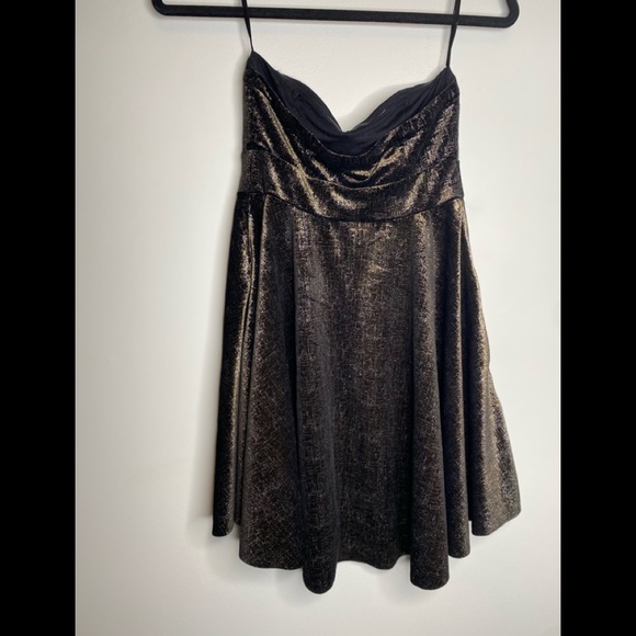 Free People Fit Flare Shattered Strapless Dress - Picture 7 of 11